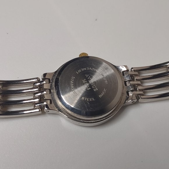 Silver Tone And Black Avenue Metal Watch - Picture 11 of 13